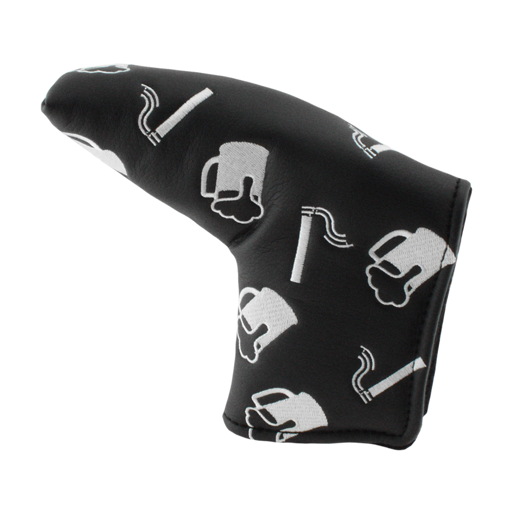 Hurricane Golf Smoke/Mug Black/White Blade Putter Headcover