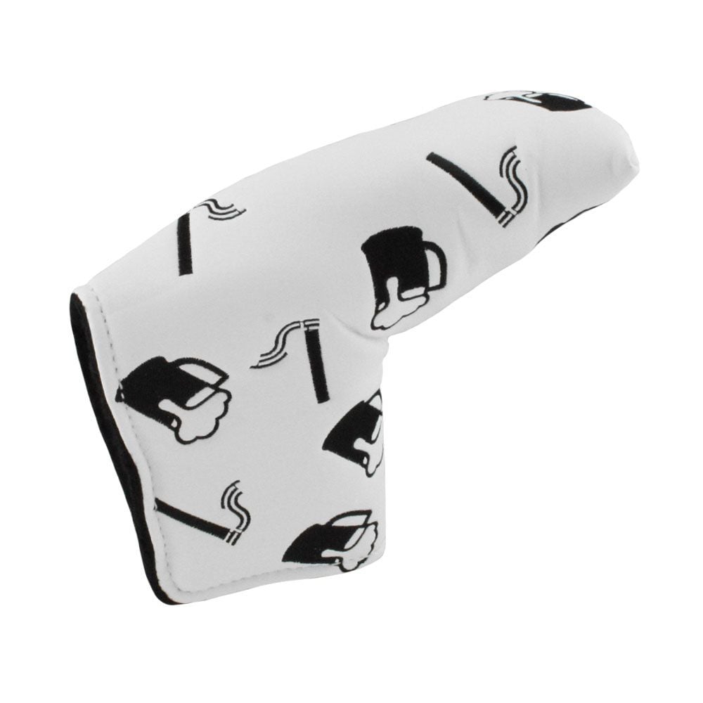 Hurricane Golf Smoke/Mug White/Black Blade Putter Headcover