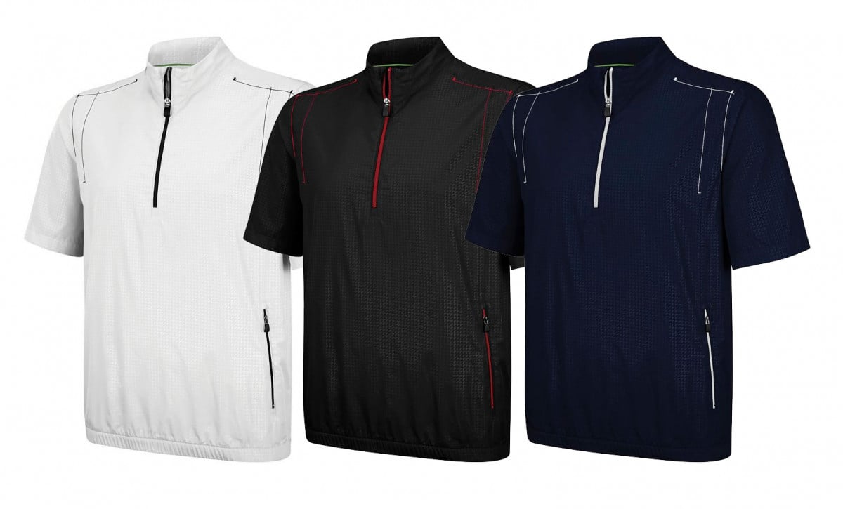 Inflar Silicio Superposición Adidas ClimaProof Wind 1/2 Zip Short Sleeve Pullover - Discount Golf  Apparel - Hurricane Golf