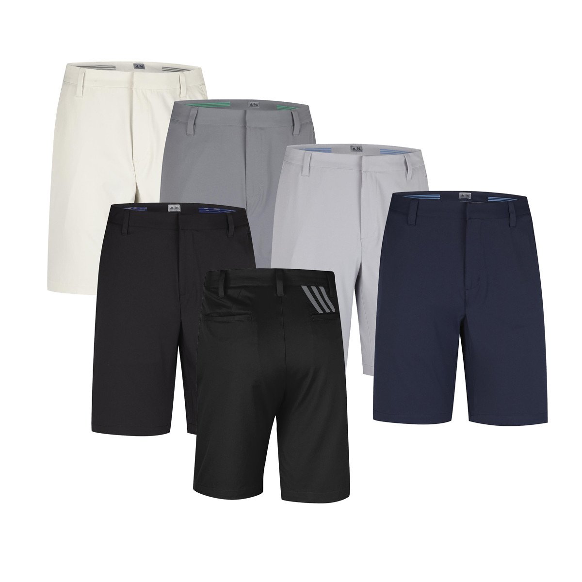 Adidas Purmotion Stretch 3 Stripes Short - Discount Men's Golf Shorts