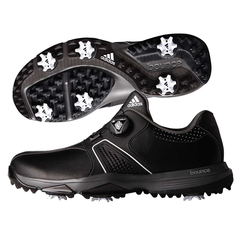 Adidas 360 traxion 2025 boa golf shoes black