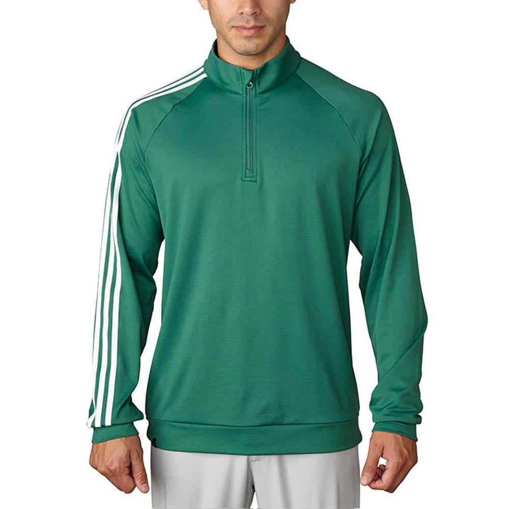 adidas green quarter zip