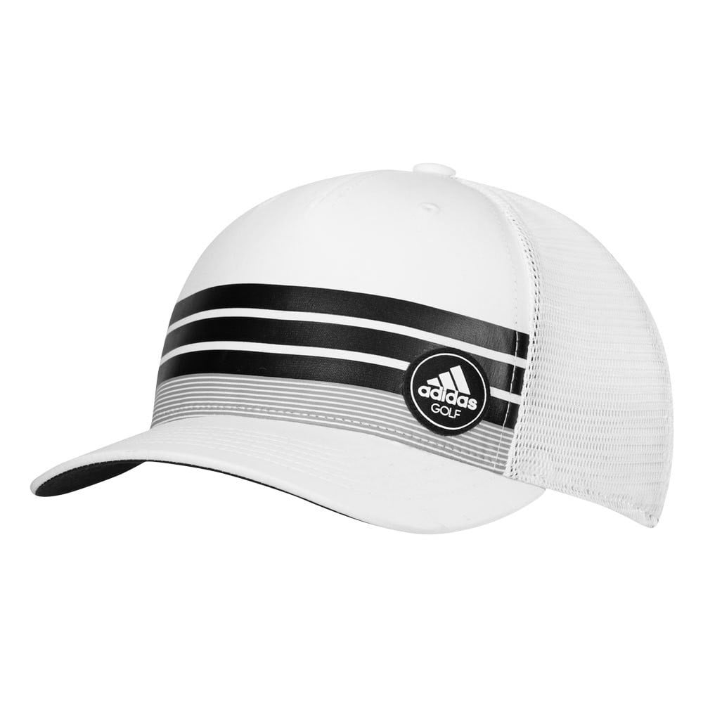 Adidas 3 Stripes Trucker Adjustable Cap Men s Golf Hats Headwear Hurricane Golf
