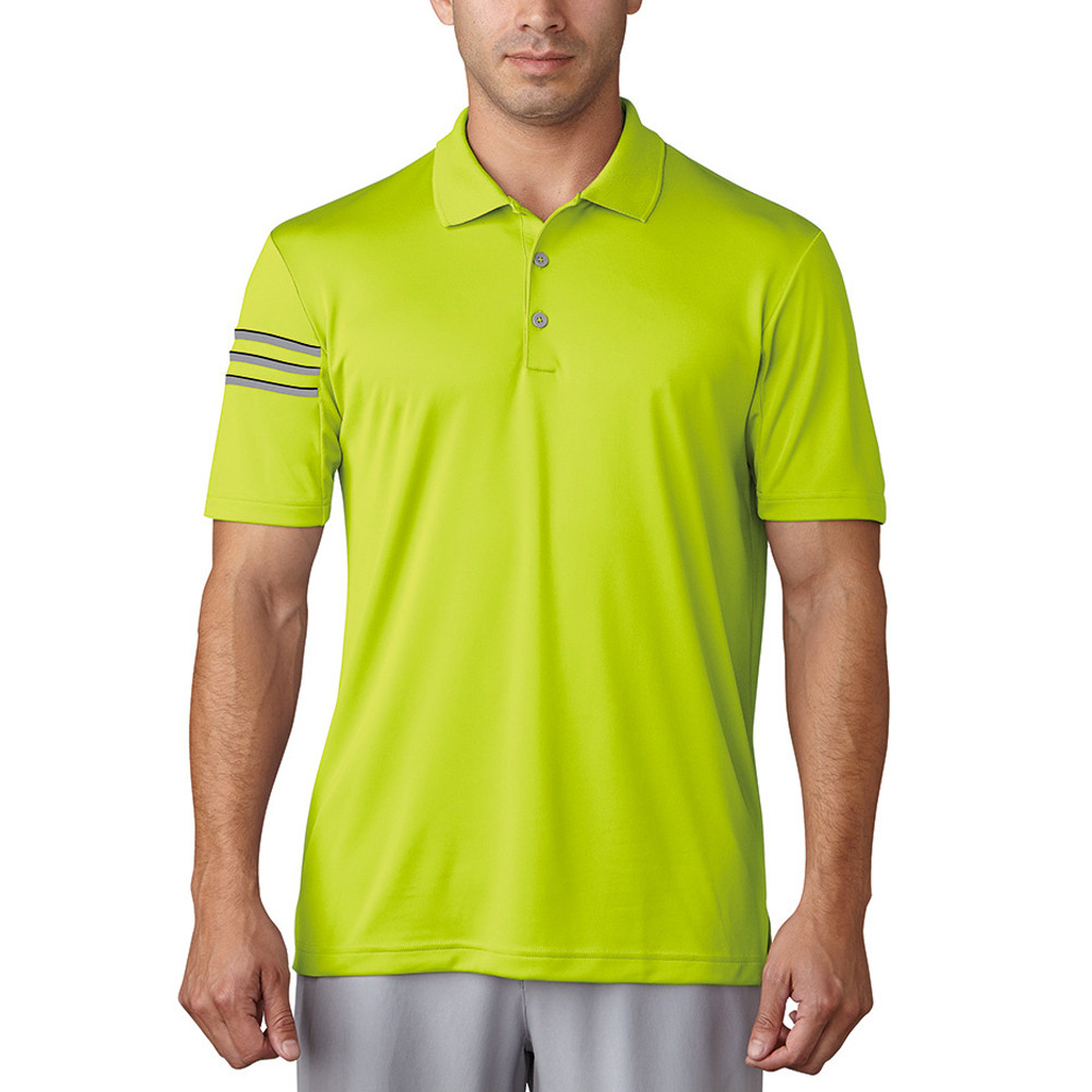 Adidas Climacool 3-Stripe Polo - Men's Golf and Shirts - Hurricane Golf