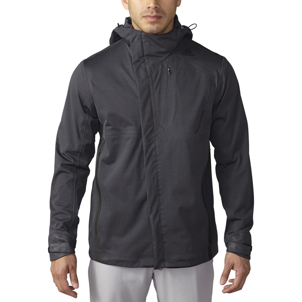 Adidas Climaproof Sport Performance Full-Zip Rain Jacket - Adidas Golf
