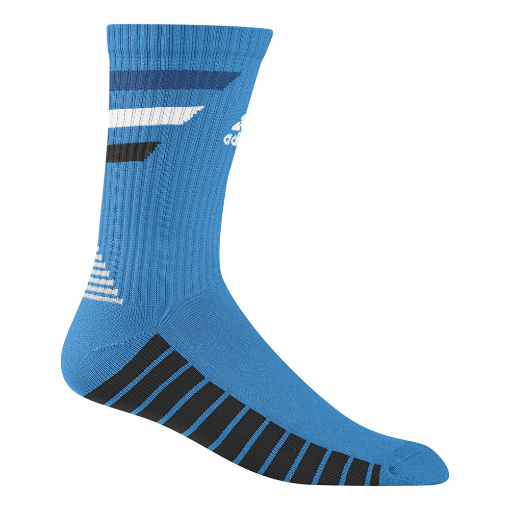 Adidas Single 3-Stripe Crew Socks 7-10.5 - Men's Golf Socks - Hurricane ...