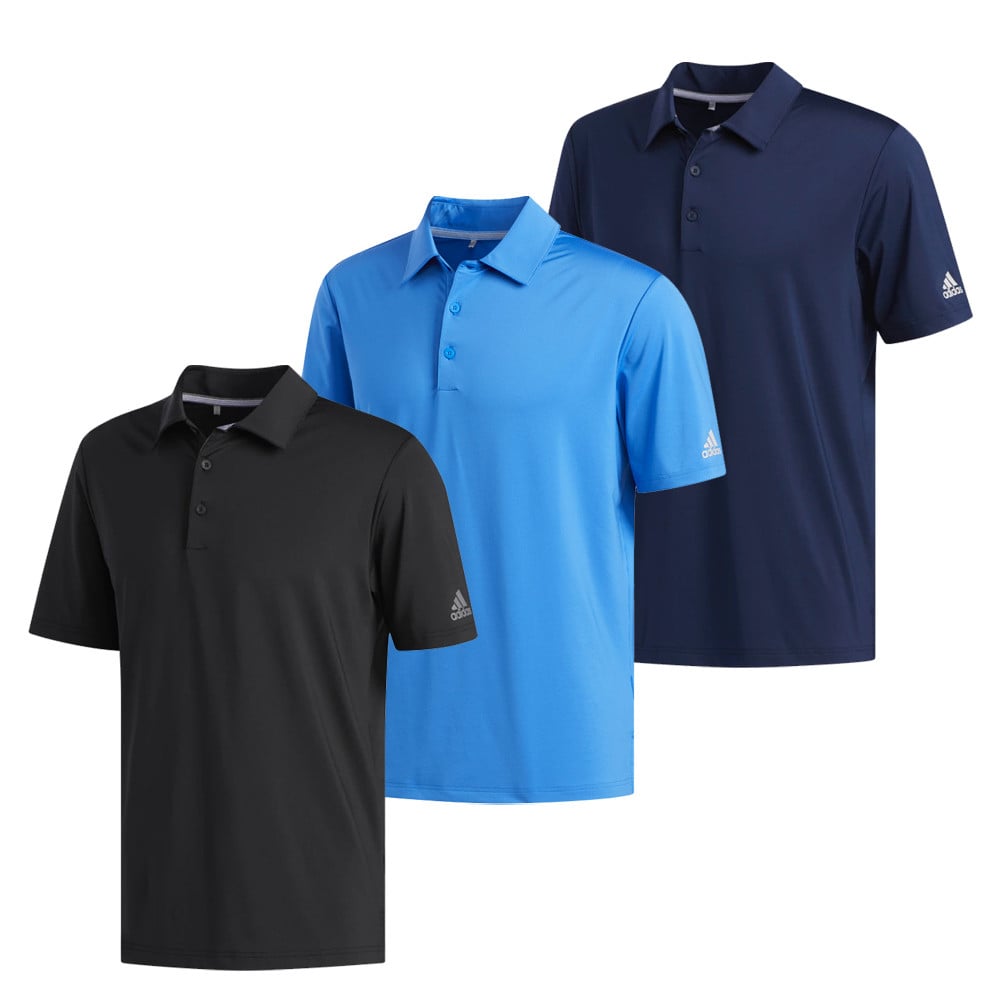 Adidas Ultimate365 Solid Crestable Polo Shirt - Discount Golf Apparel