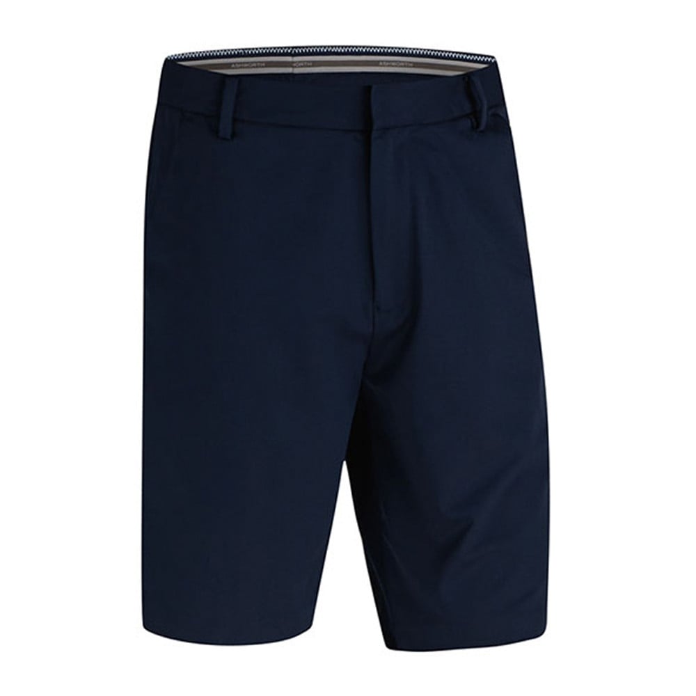 Ashworth Performance Solid Stretch Flat Front Short Discount Men s Golf Shorts Pants Hurricane Golf