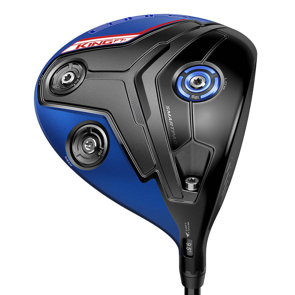 Cobra King F7+ Adjustable Blue Driver - Cobra Golf