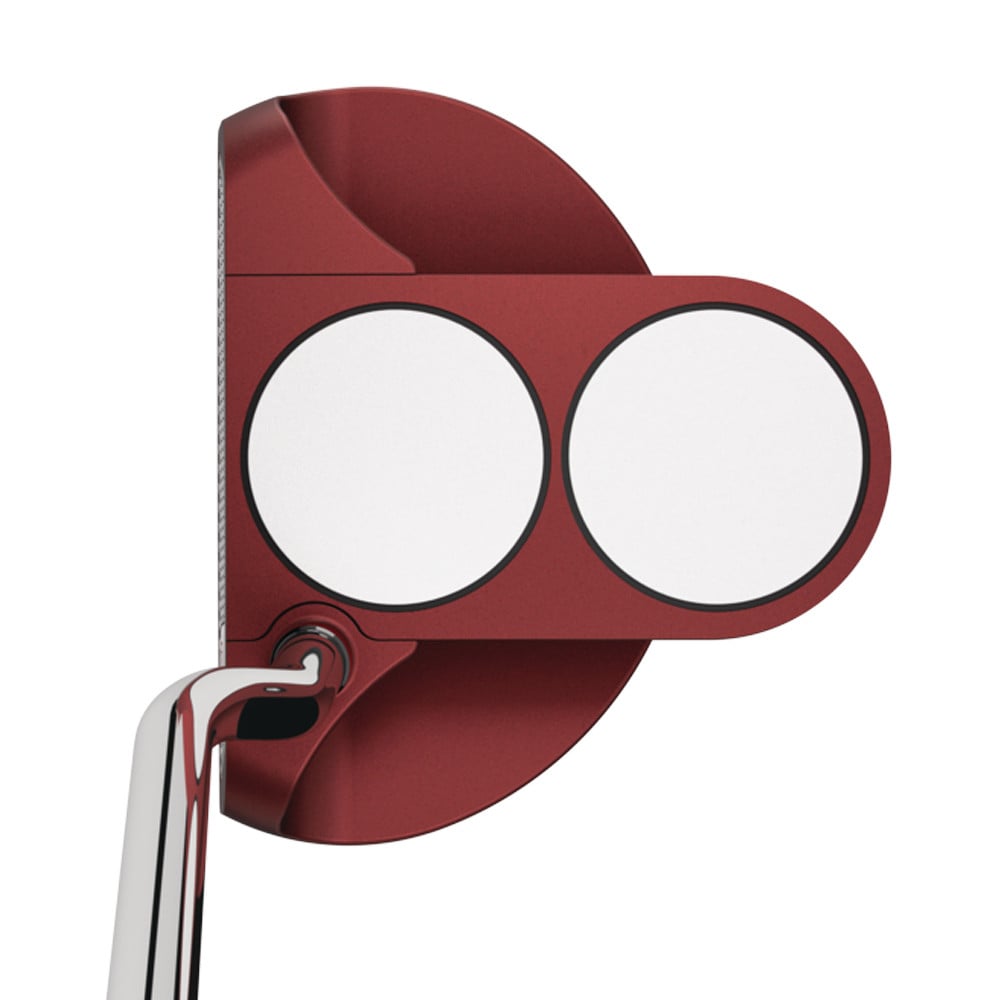 Odyssey 2ボールパター レッドグリップ Odyssey O-Works Red 2-Ball Putter Winn Pistol Midsize Grip