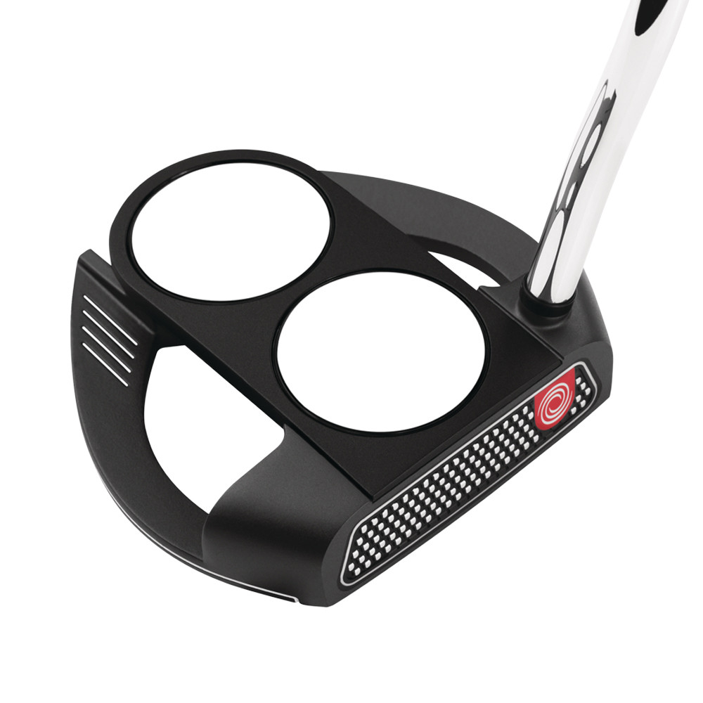 Odyssey O-Works Black 2-Ball Fang Putter w/ Mid Slim 2.0 Grip - Odyssey Golf