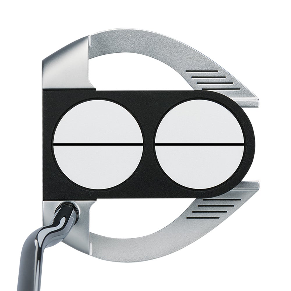 odyssey works versa 2 ball fang lined putter w super stroke grip odyssey works versa 2 ball fang lined putter