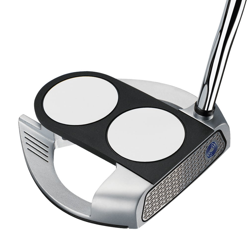 レフティ オデッセイ  VERSA TANK 2-Ball FANG 左用 Odyssey Works Tank Versa 2-Ball Fang Putter w/ Super Stroke