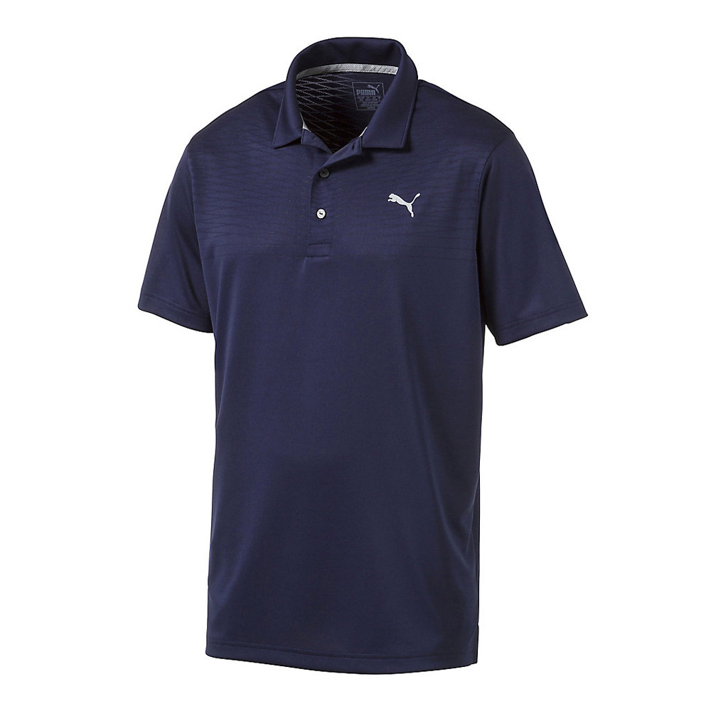 PUMA Body Map Jacquard Golf Polo - Discount Men's Golf Polos and Shirts ...