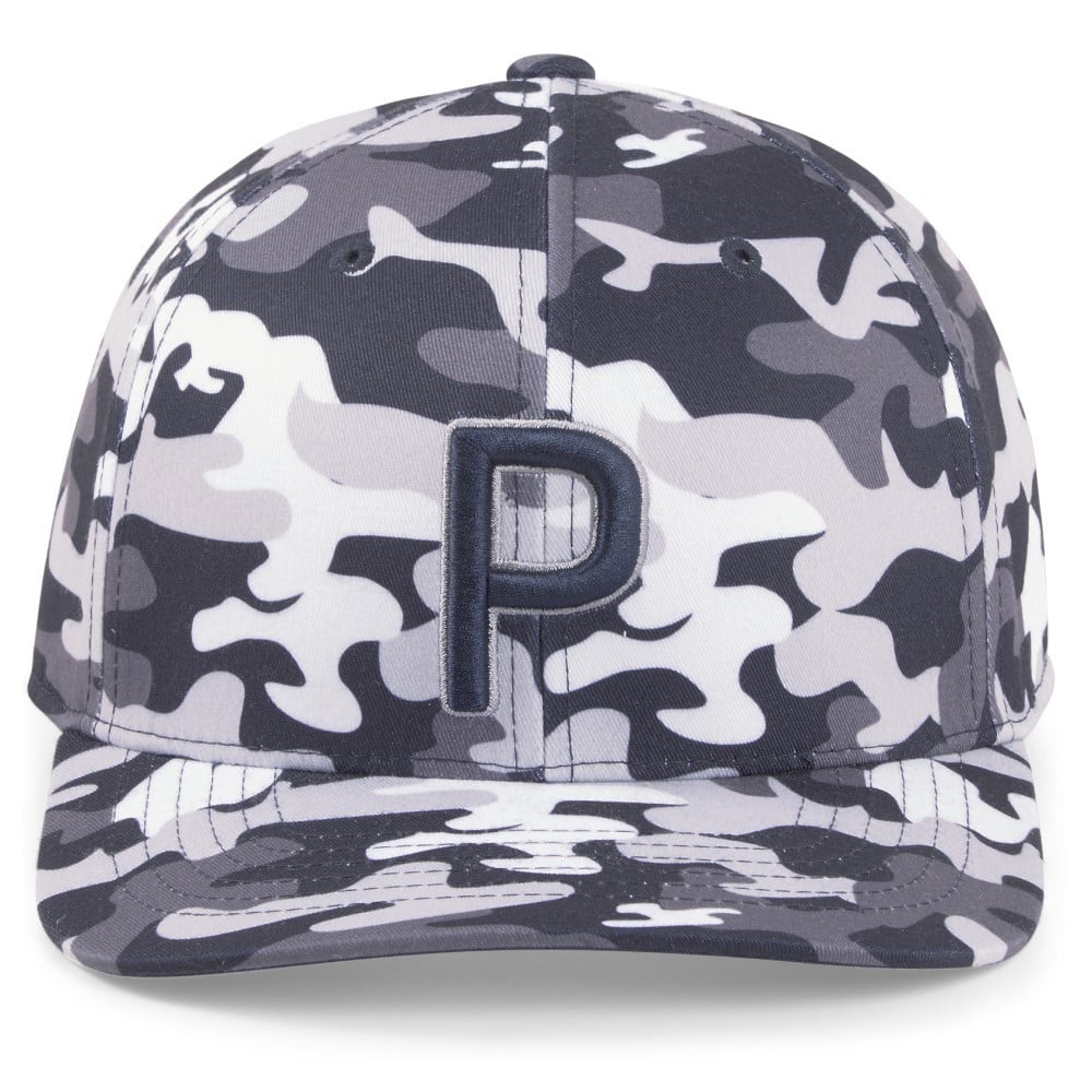 Puma Camo Pattern Snapback Cap Front