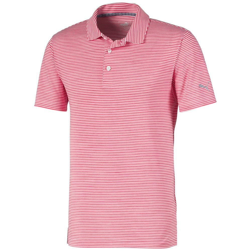 Puma Cloudspun Caddie Stripe Golf Polo - Discount Golf Apparel/Discount ...