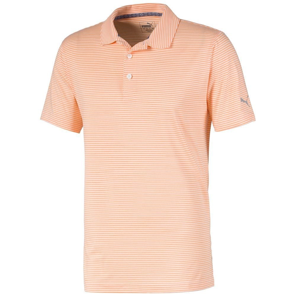Puma orange golf shirt sale