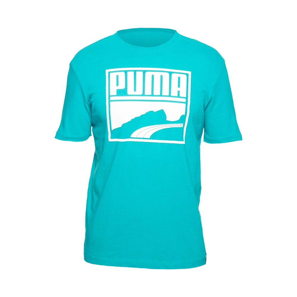 Turquoise puma store shirt