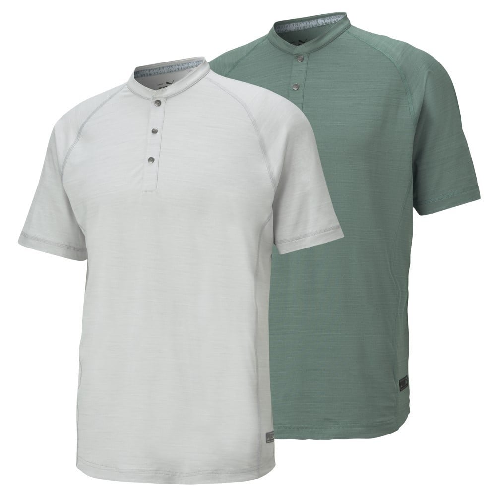Puma EGW CLOUDSPUN Mat Henley Discount Golf Apparel/Discount Men's Golf Polos and Shirts