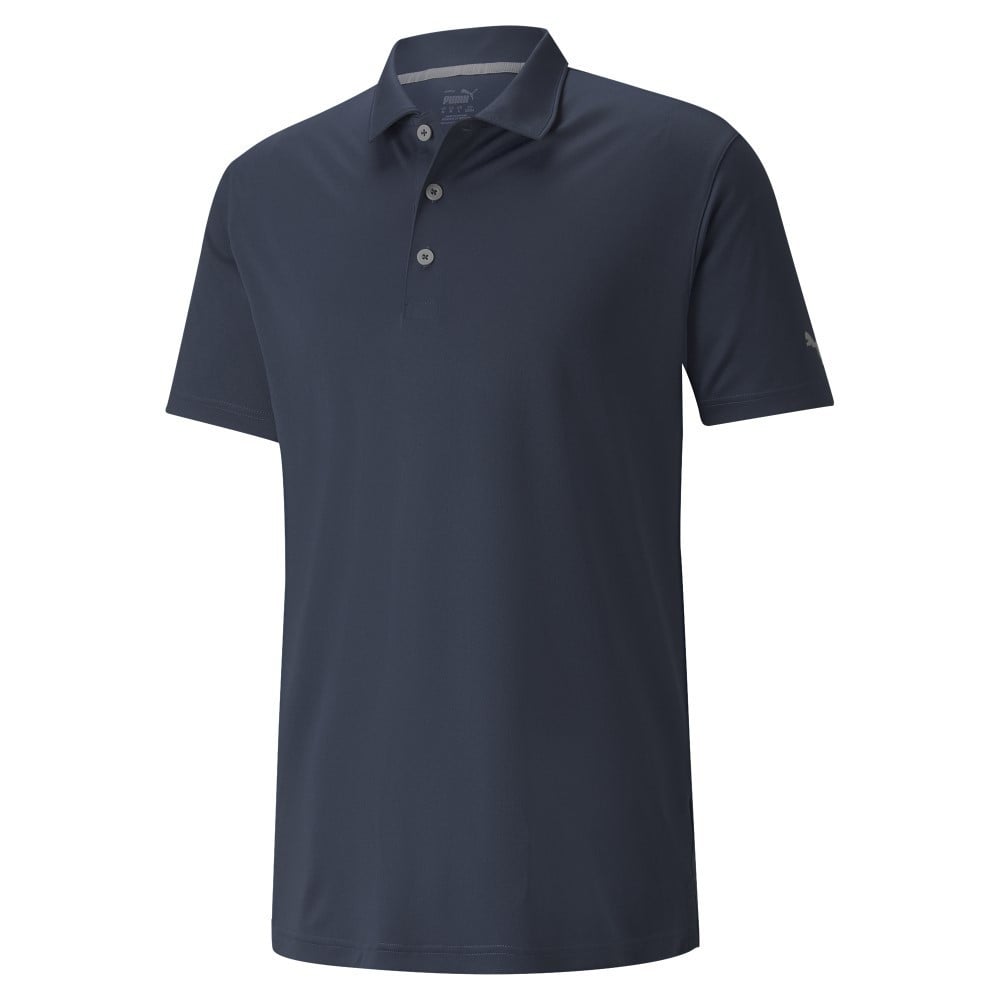 Black puma golf shirt hot sale