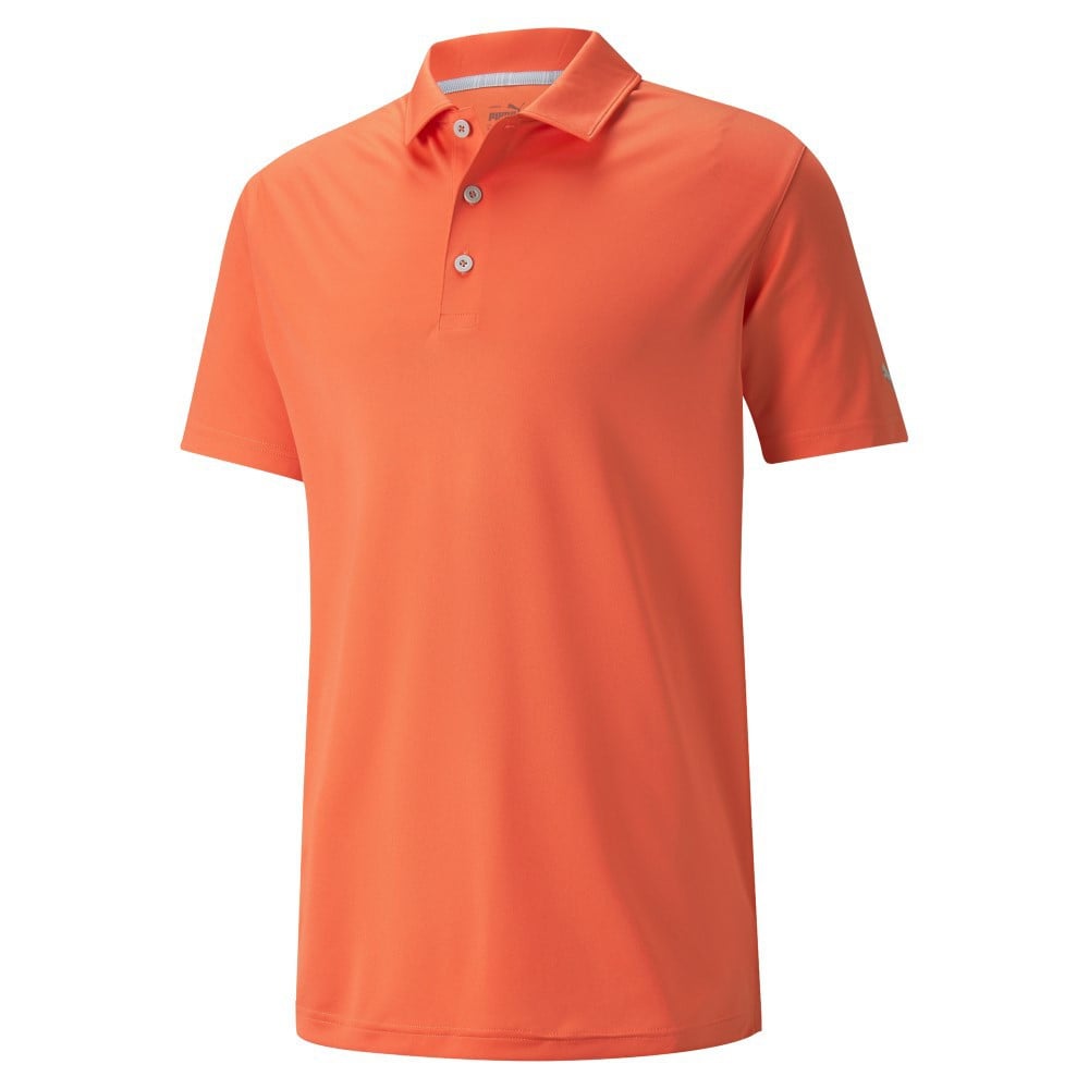 Puma orange discount polo shirt