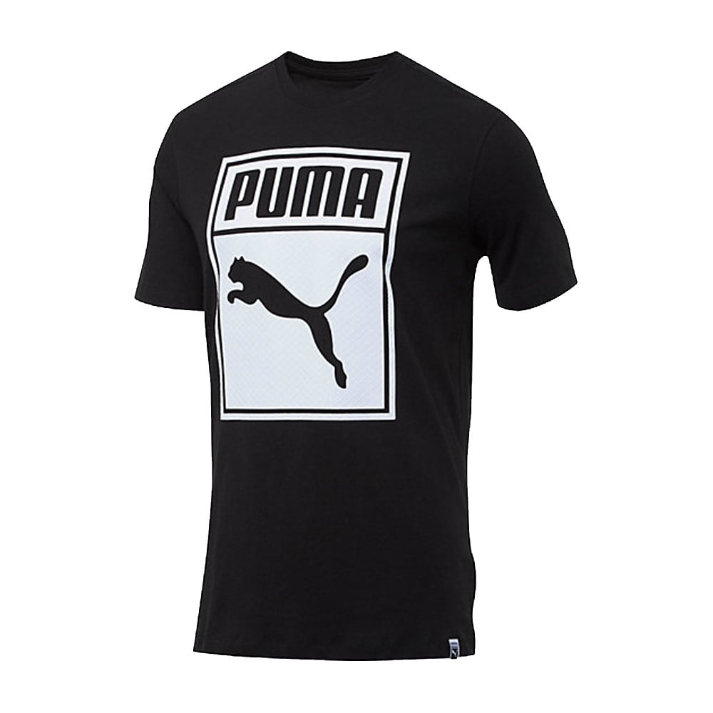 black and white puma tshirt