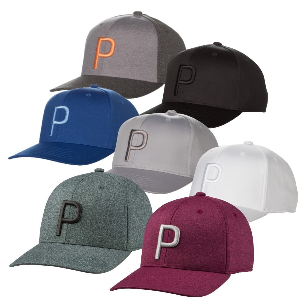 Rickie Fowler P Logo Cap  New PUMA Golf Snapback 2019