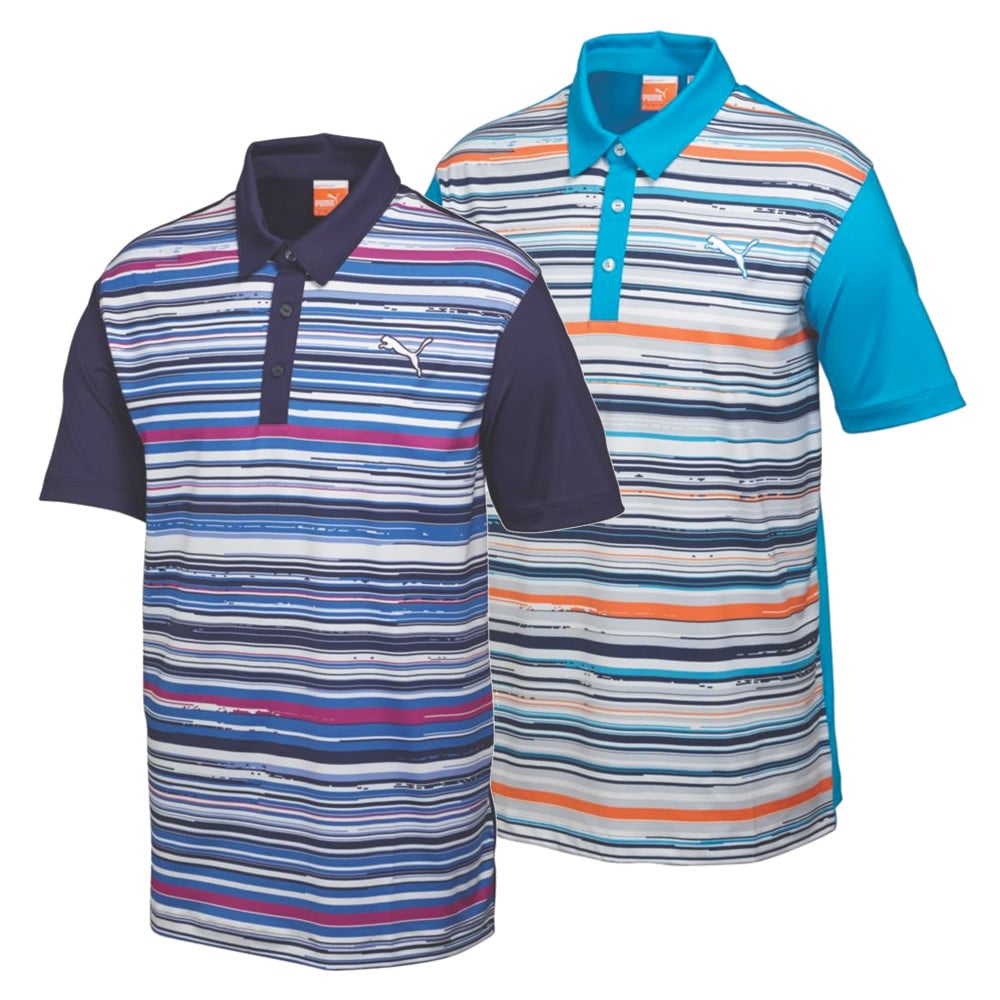2015 PUMA Road Map Golf Polo Shirt Discount Men s Golf Polos and Shirts Hurricane Golf