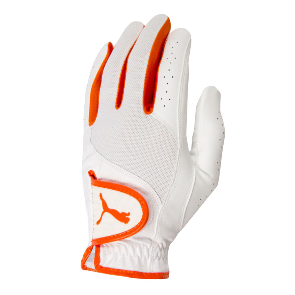 puma orange golf glove