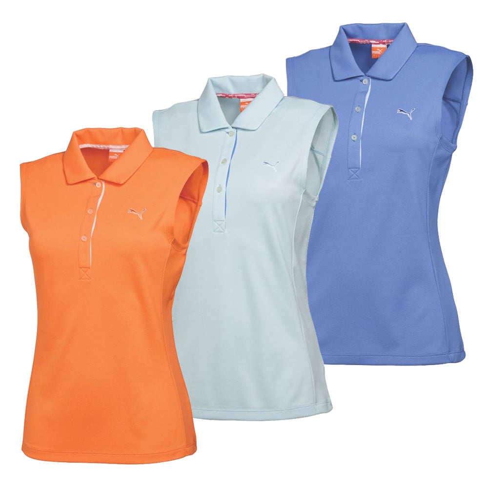 2015 Women's PUMA Tech Sleeveless Golf Shirt - PUMA Golf