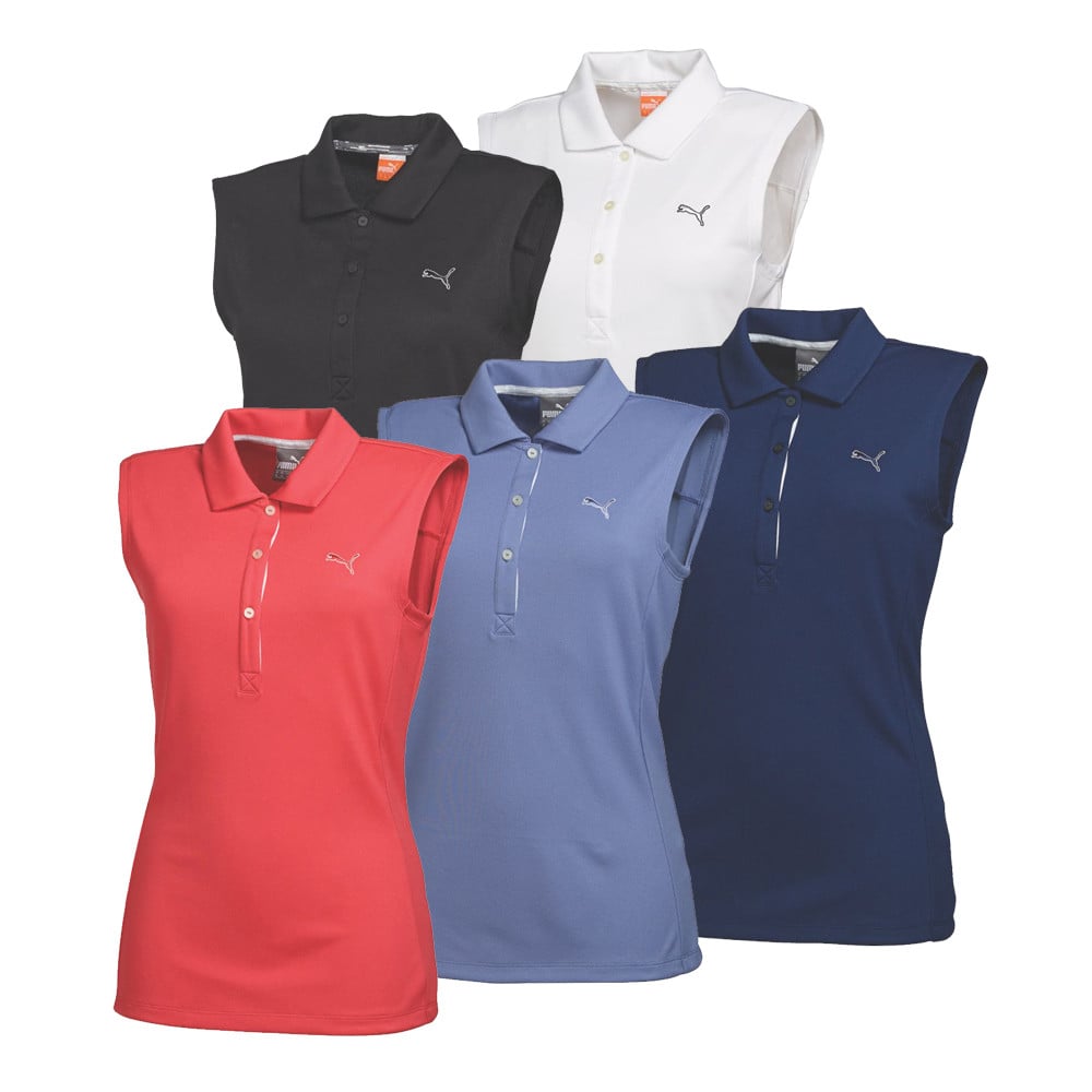 Women's PUMA Tech Sleeveless Golf Shirt Discount Women's Golf Polos and Shirts Hurricane Golf