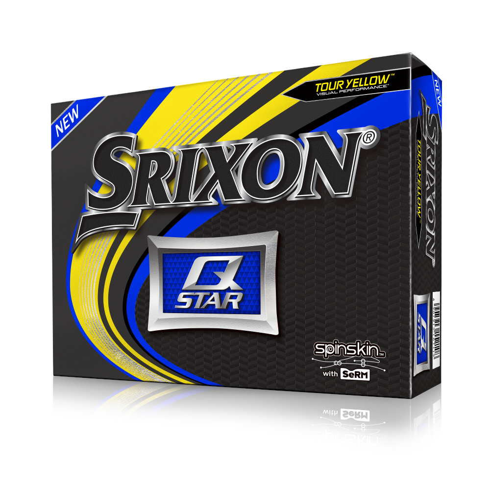 Srixon Q-Star 5 Tour Yellow Golf Balls - 1 Dozen
