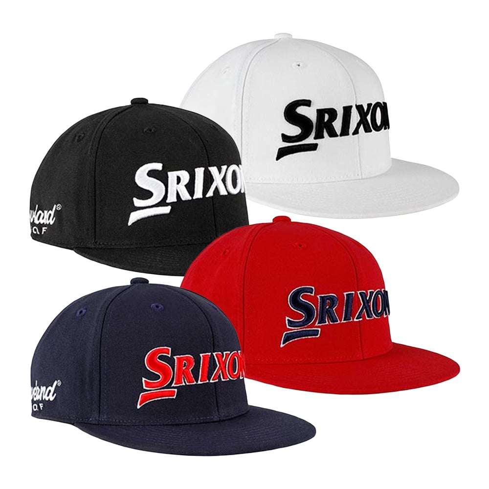 Srixon KB Flat Bill Cap Men s Golf Hats Headwear Hurricane Golf