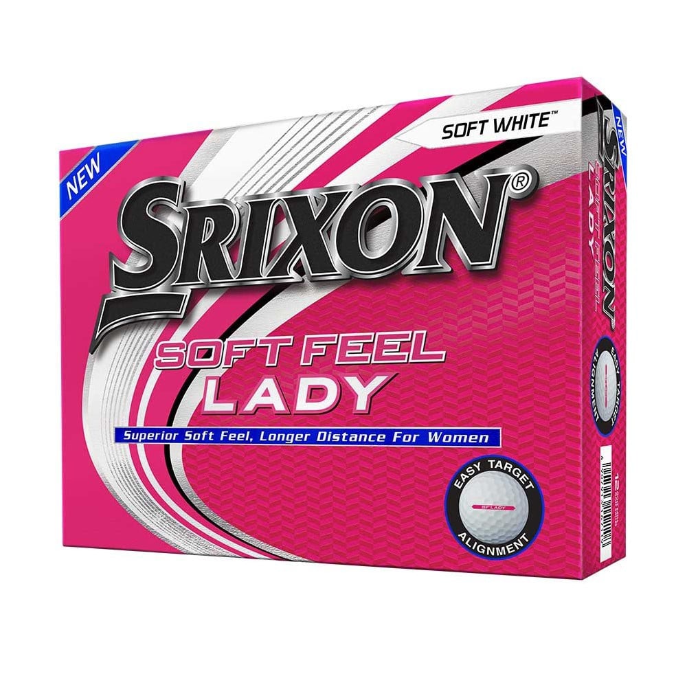 Women's Srixon Soft Feel Lady 7 Soft White Golf Balls - Discount Golf ...