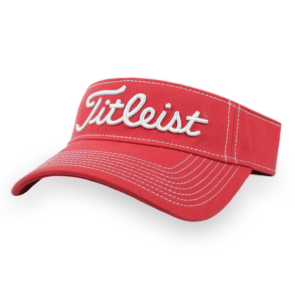 Titleist Contrast Stitch Adjustable Visor Men s Golf Hats Headwear Hurricane Golf