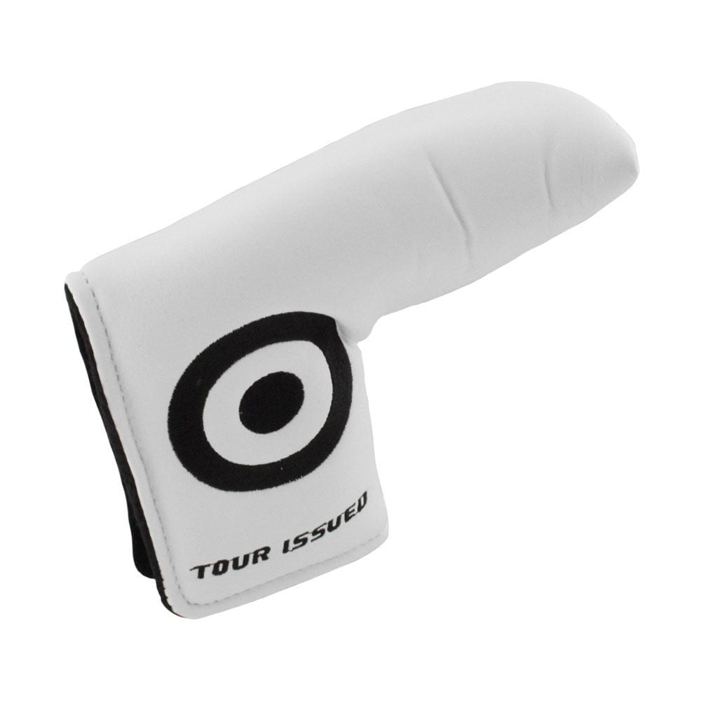 Hurricane Golf Tour Issued Bullseye White/Black Blade Putter Headcover - Hurricane Golf