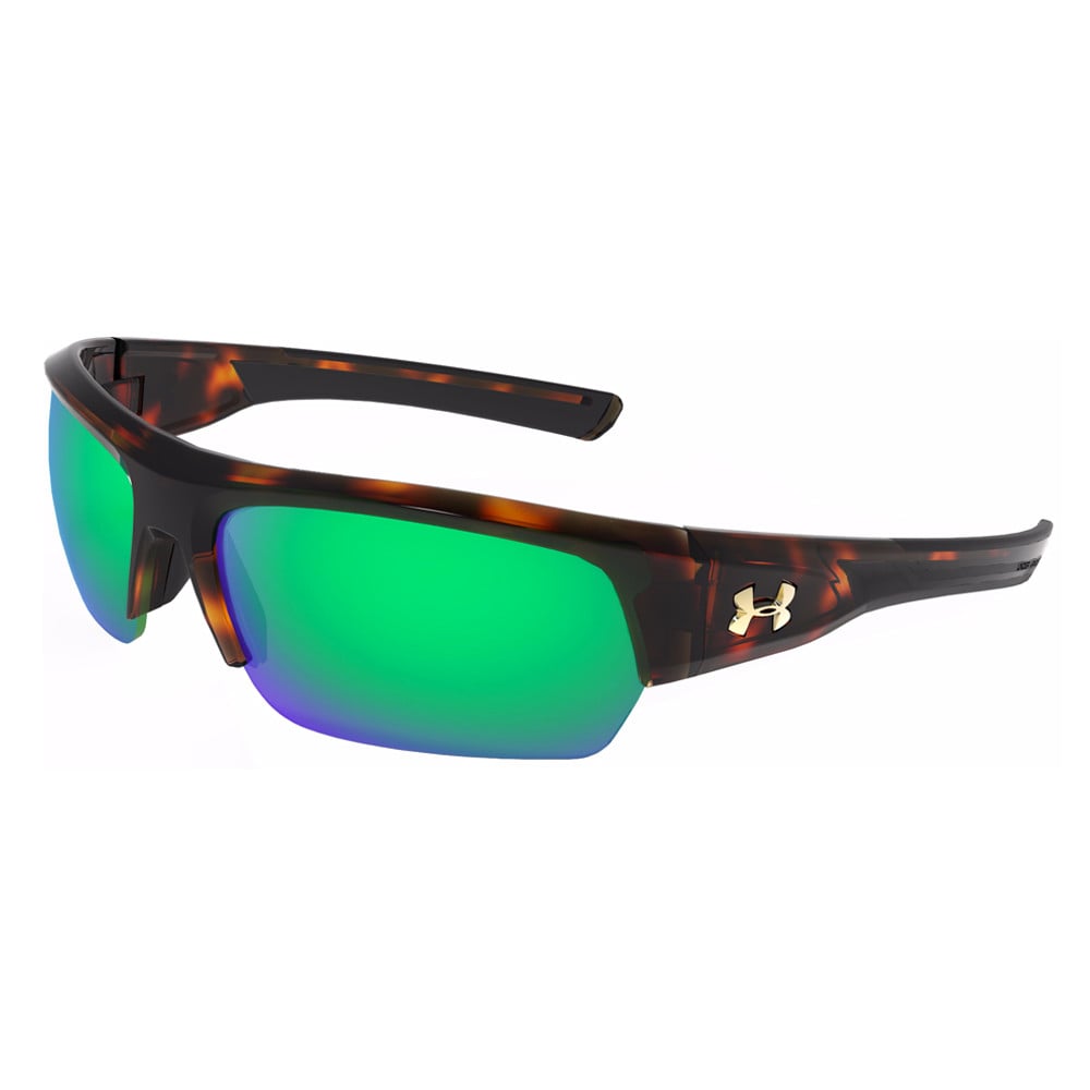 Shiny Crystal Tortoise/Copper Polarized/Green Mirror Lens