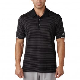 Climachill tonal stripe polo shirt