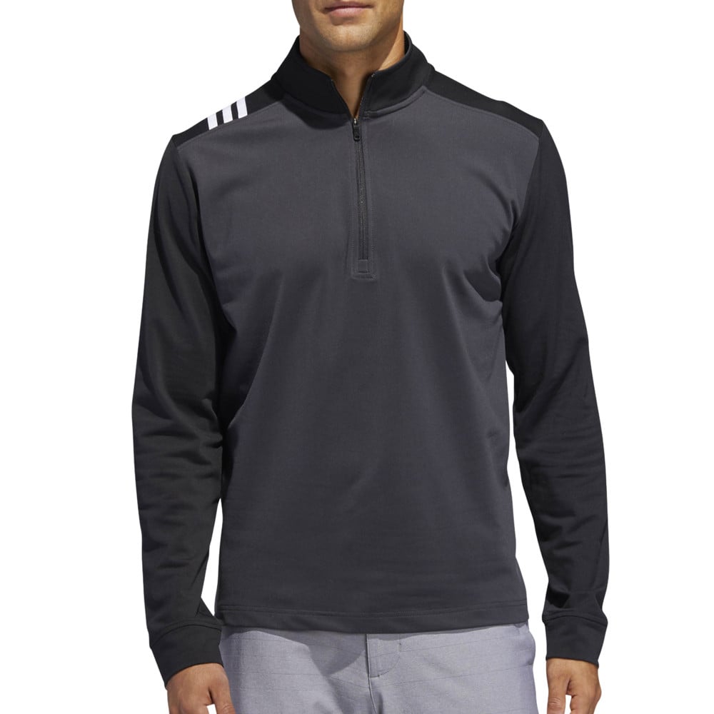 Adidas 3-Stripes Core 1/4 Zip Sweatshirt - Discount Men's Golf Jackets