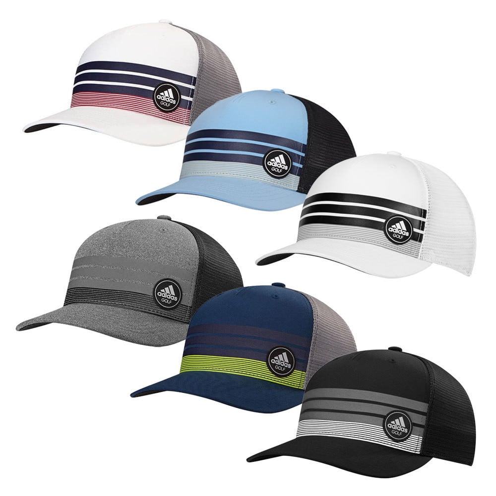 Adidas 3-Stripes Trucker Adjustable Cap - Adidas Golf