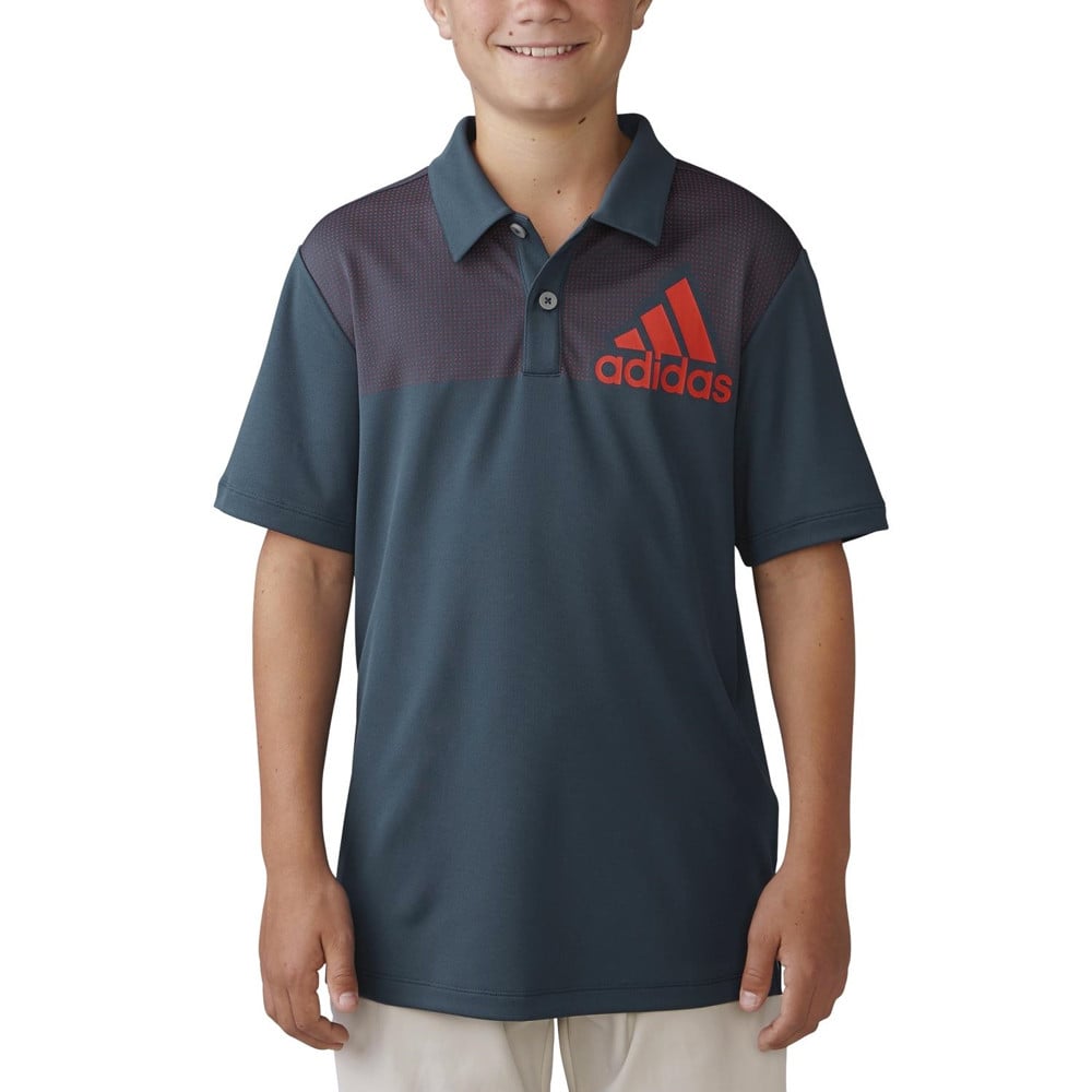 Boy S Adidas Big Logo Dot Print Polo Discount Men S Golf Polos And Shirts Hurricane Golf