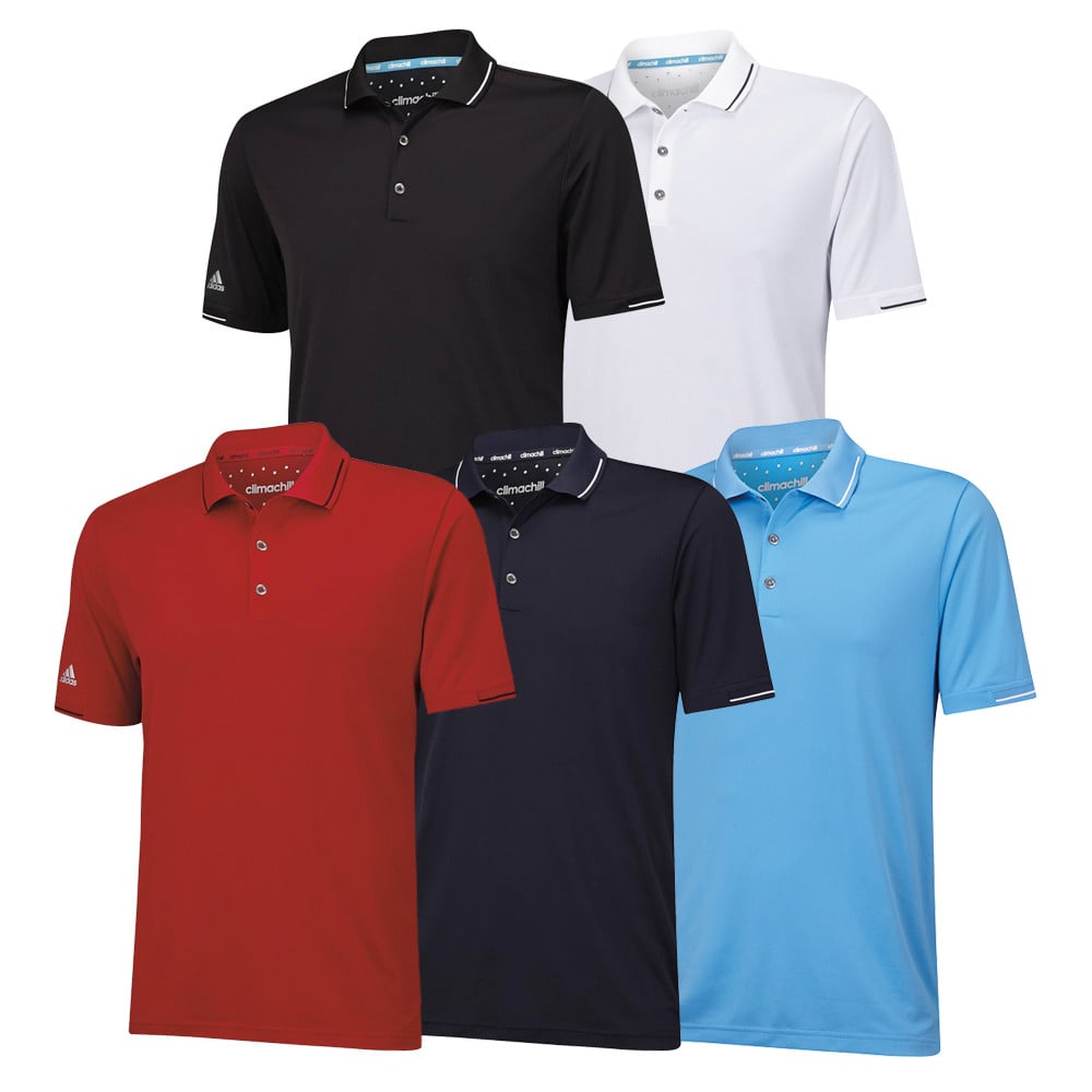 Adidas ClimaChill Solid Polo - Discount Men's Golf Polos and Shirts ...