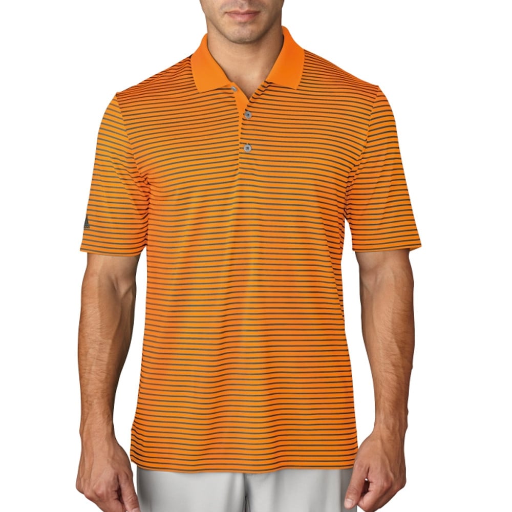 adidas orange golf shirt