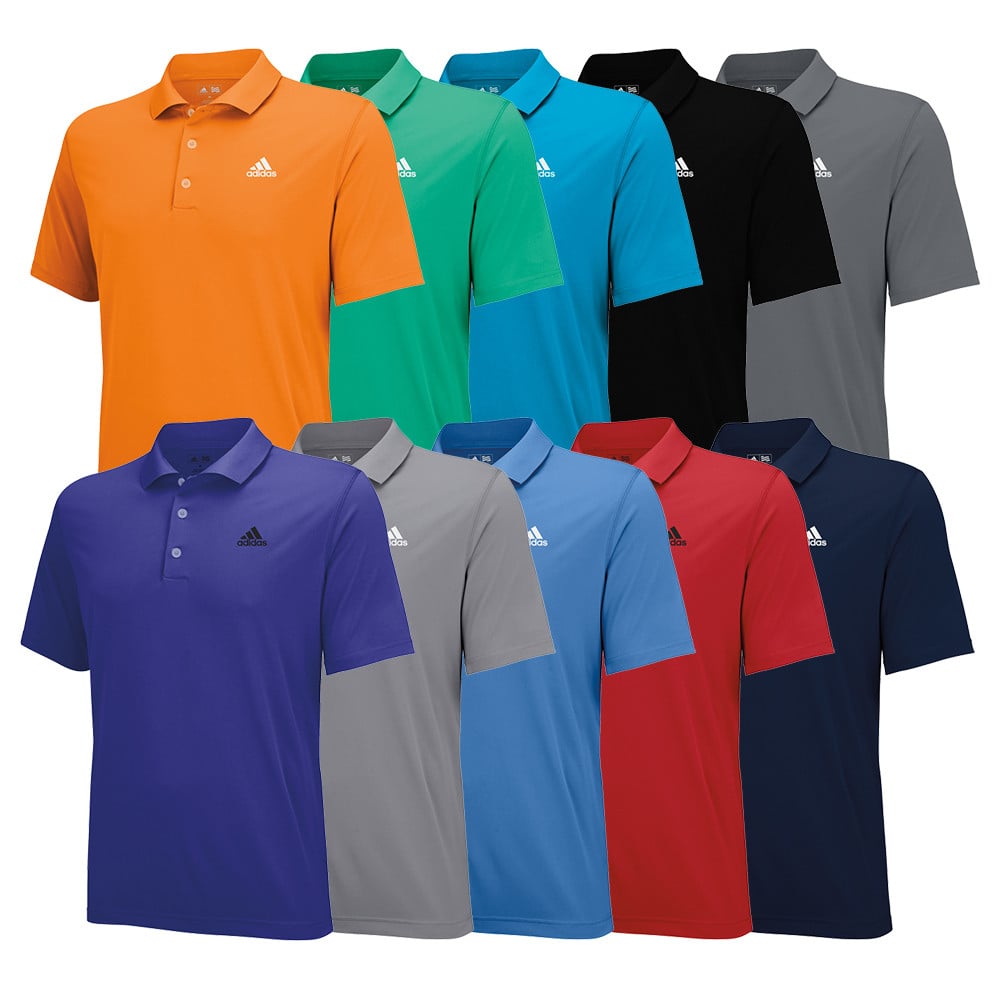 Adidas Puremotion ClimaLite Solid Jersey Polo - Discount Men's Golf ...