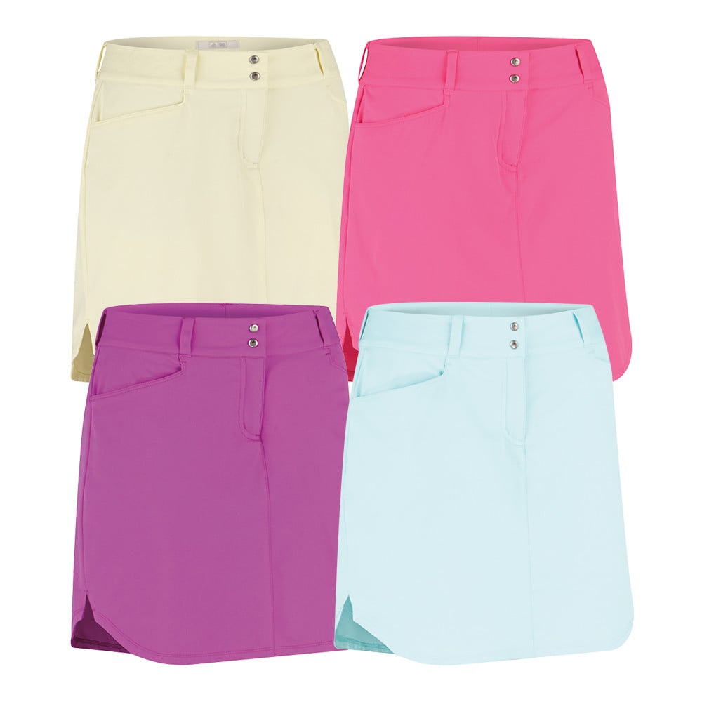 Adidas golf essentials 3 stripe skirt cheap