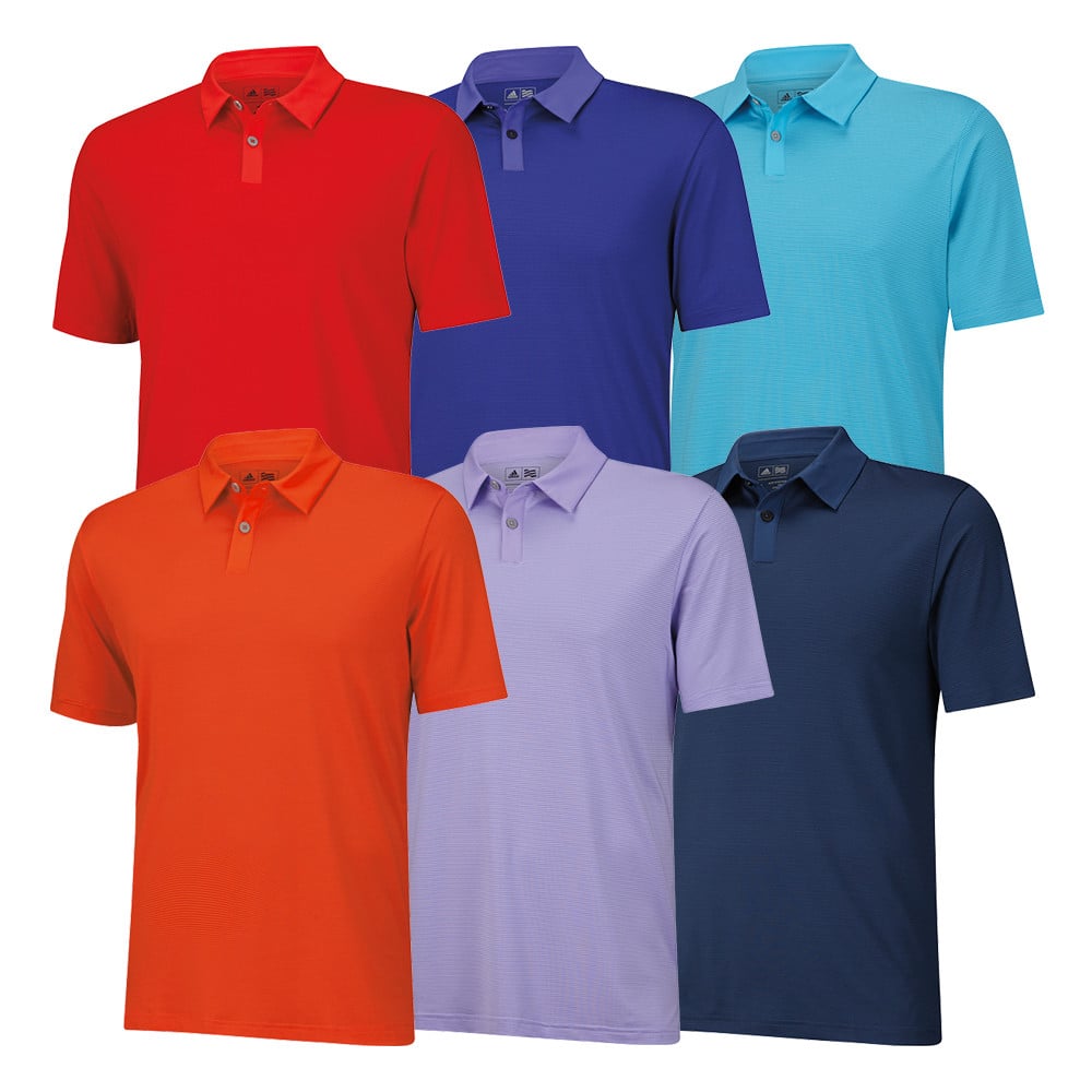 Adidas UV Elements Tonal Stripe Polo - Discount Men's Golf Polos and ...
