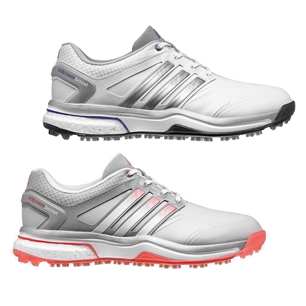Women s Adidas Adipower Boost Golf Shoes Clear Grey Running White Flash Red 7.5 M