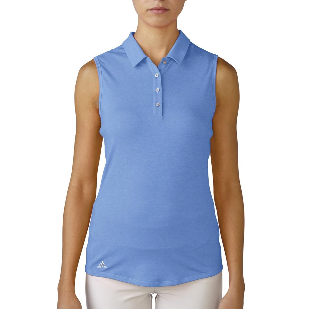 adidas ladies sleeveless golf shirts