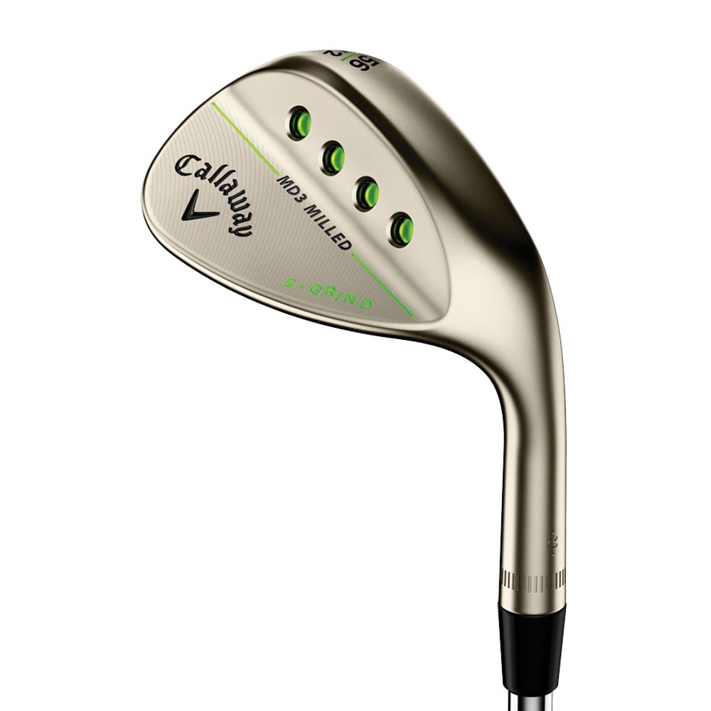 Callaway MD3 Milled Gold Nickel Wedge - Callaway Golf