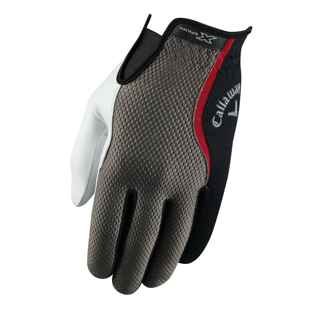 Callaway X Spann Golf Glove Grey/Red/Black - Callaway Golf